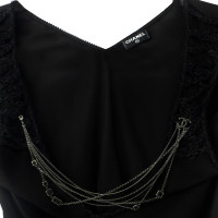 Chanel Silk top with chain 