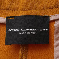 Atos Lombardini trousers in mustard yellow