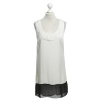Reiss Dress in white / black