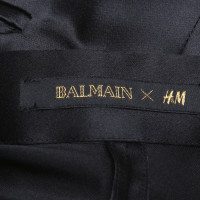 Balmain X H&M Pantaloni di seta in nero