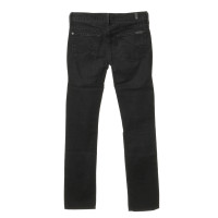 7 For All Mankind Jeans "Straight Leg" in Schwarz