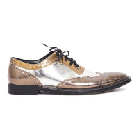 Dolce & Gabbana Scarpe stringate dal look metallico