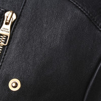 Louis Vuitton Veste en cuir noire