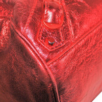 Balenciaga Rosso metallizzato Classic Mini Twiggy
