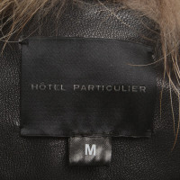 Hôtel Particulier Bikerjacke with fur collar