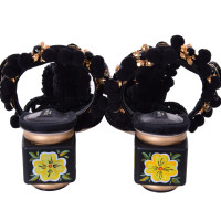 Dolce & Gabbana Sandaletten mit dekorativem Besatz