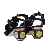 Dolce & Gabbana Sandaletten mit dekorativem Besatz