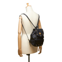 Mcm Leather Studded Backpack