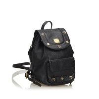 Mcm Leather Studded Backpack
