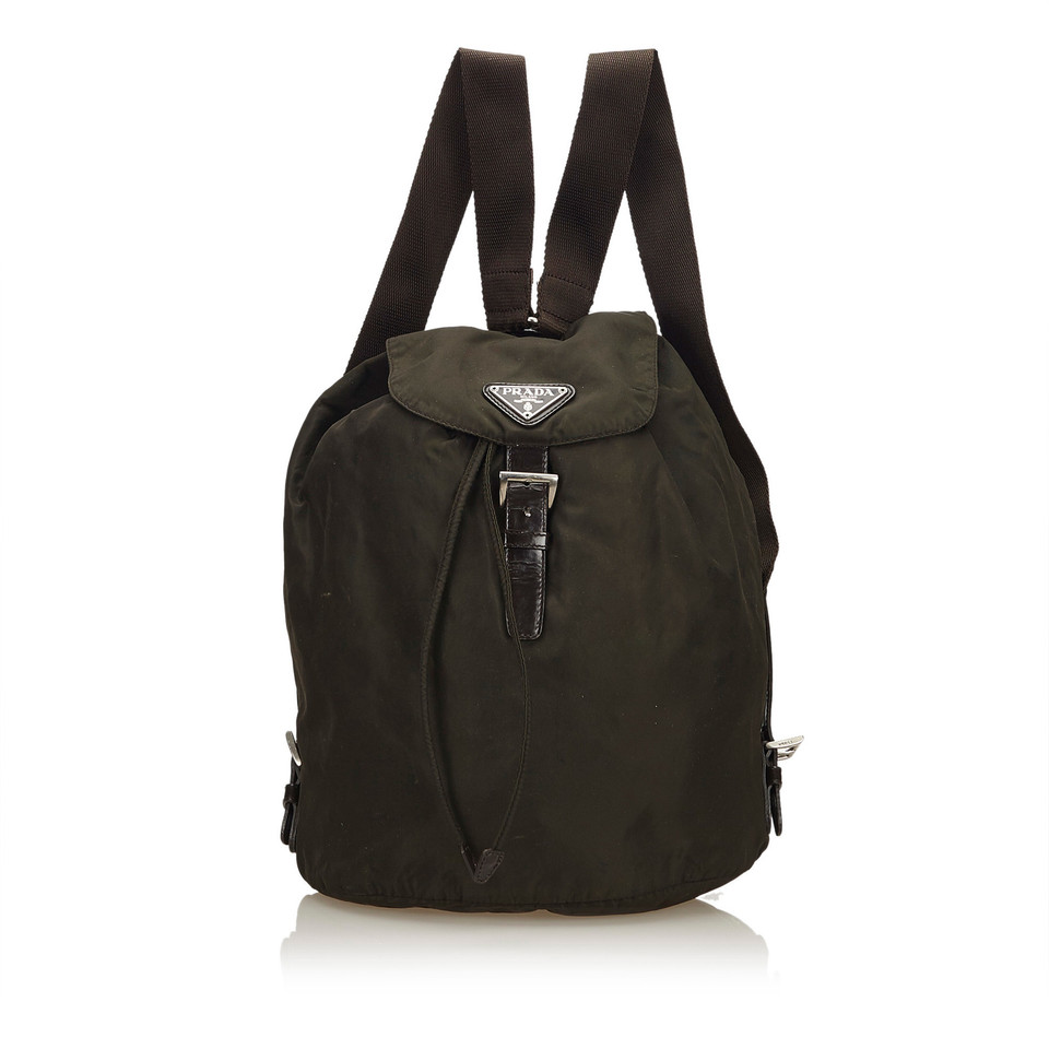 Prada Nylon Drawstring Backpack
