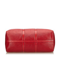 Louis Vuitton Keepall 50 in Pelle in Rosso