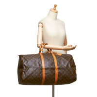 Louis Vuitton Keepall 55 en Toile en Marron