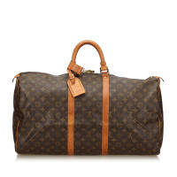 Louis Vuitton Keepall 55 en Toile en Marron