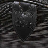 Louis Vuitton Keepall 60 Leer in Zwart