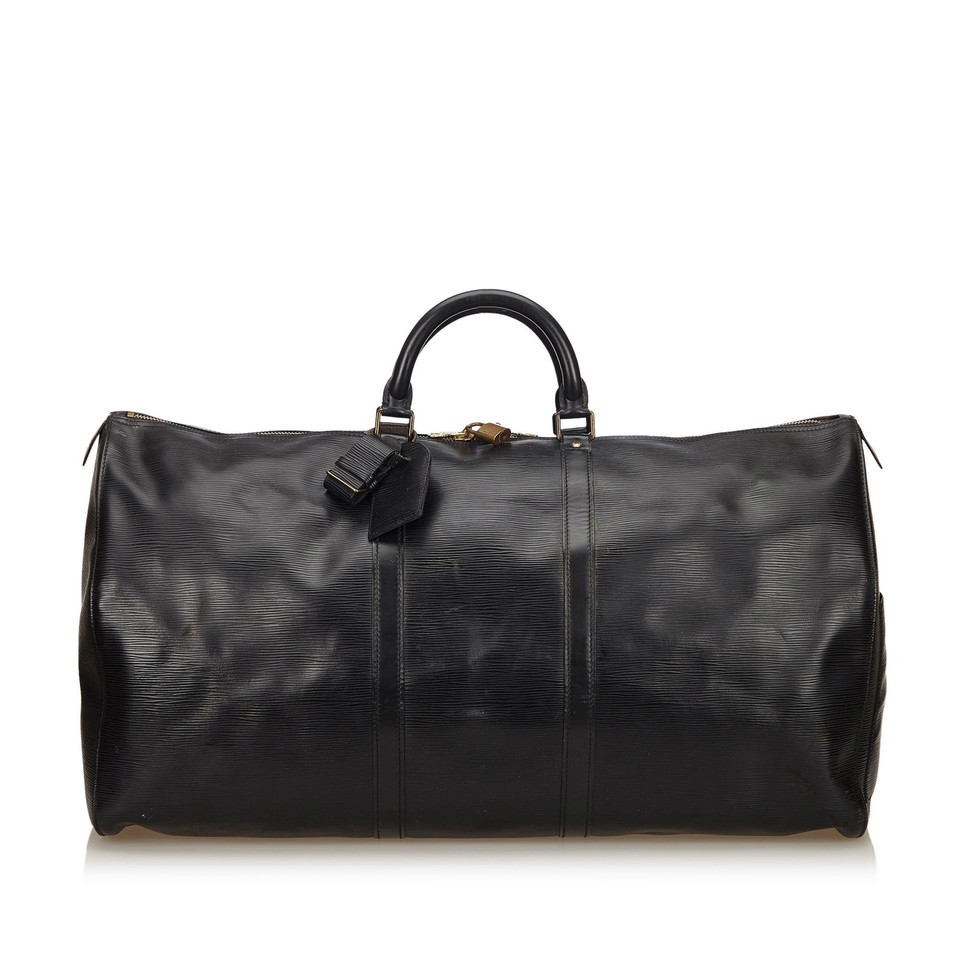 Louis Vuitton Keepall 60 Leather in Black