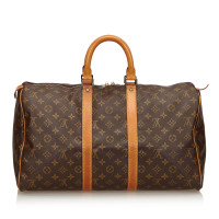 Louis Vuitton Keepall 45 Canvas in Brown