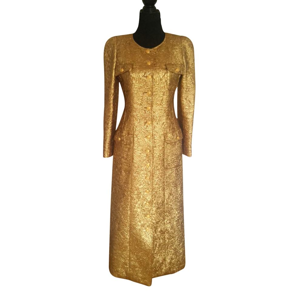 Chanel Chanel brocade coat gold collectible