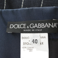 Dolce & Gabbana Corsage mit Streifenmuster