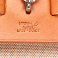 Hermès Herbag 31 aus Canvas in Weiß