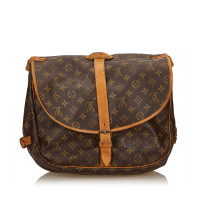 Louis Vuitton Saumur 35 Canvas in Brown