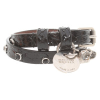 Alexander McQueen Bracelet/Wristband Leather in Black