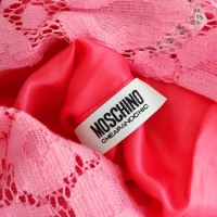 Moschino Cheap And Chic Robe en dentelle rose