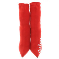 Balenciaga Boots in red