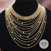 Cartier Collier aus 750er Gelbgold