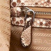 Prada Logo Python Jacquard Umhängetasche