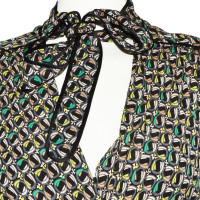 Diane Von Furstenberg Robe en soie avec motif