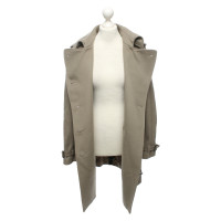 Burberry Jacke/Mantel aus Wolle in Taupe