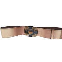 Roberto Cavalli Belt Leather in Beige