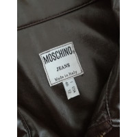Moschino Blouse en cuir synthétique