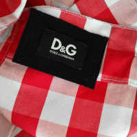 D&G Robe en rouge / blanc