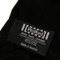Wolford Maxi vestito con colletto nero
