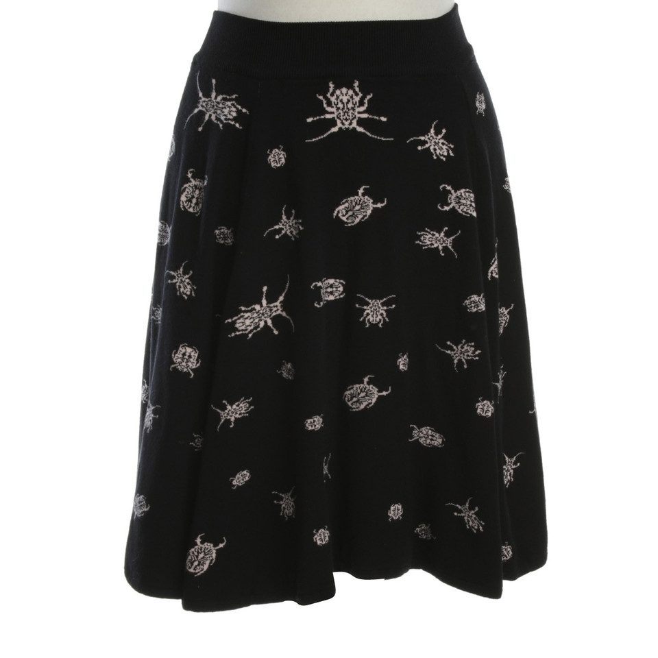 Alexander McQueen skirt with pattern