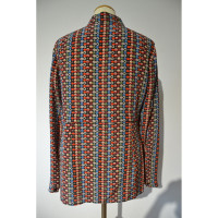 Akris Zijden blouse met patroon