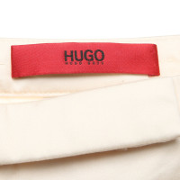 Hugo Boss Paire de Pantalon en Coton en Crème