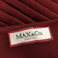 Max & Co Zijden top in rood