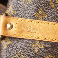 Louis Vuitton Keepall 55 in Tela in Marrone