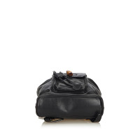 Gucci Bamboo Backpack en Cuir en Noir