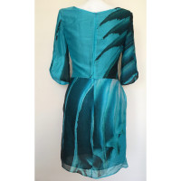 Armani Silk dress in turquoise