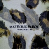 Burberry Prorsum Sciarpa di seta con stampa animalier