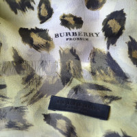 Burberry Prorsum Foulard en soie avec imprimé animal