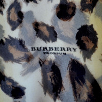 Burberry Prorsum Sciarpa di seta con stampa animalier
