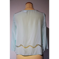 Claudie Pierlot Silk blouse in Mint