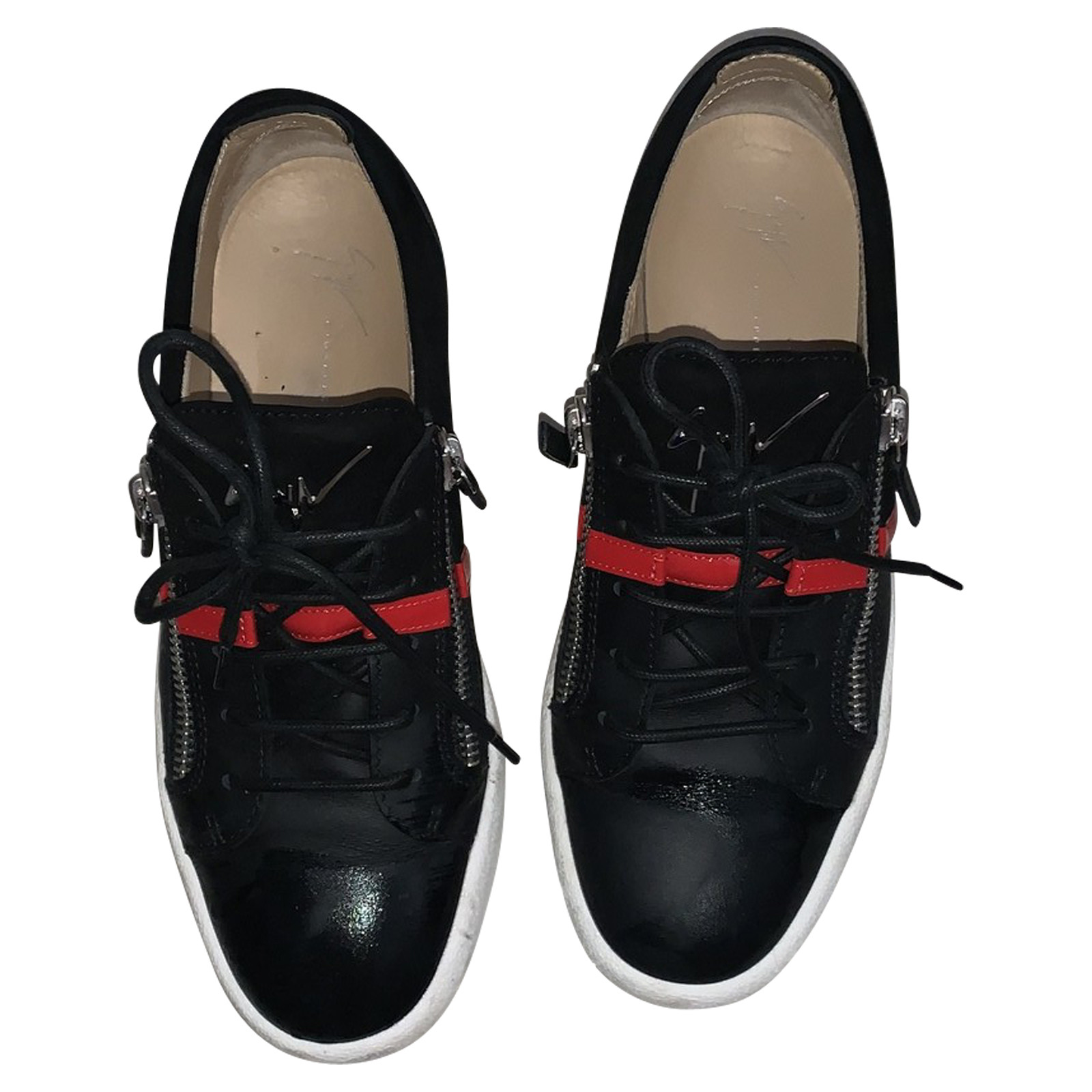 Giuseppe Zanotti Trainers Leather in Black - Second Hand Giuseppe Zanotti  Trainers Leather in Black buy used for 229€ (4137262)