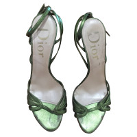 Dior Sandalen aus Leder in Grün