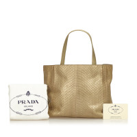 Prada Goldfarbene Handtasche