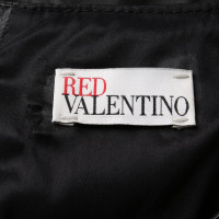 Red Valentino Vestito in Pelle in Nero